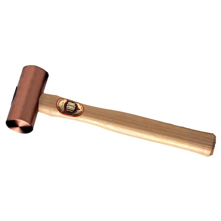 Thor SOLID COPPER CYLINDICAL MALLET WOOD HANDLE TH245701